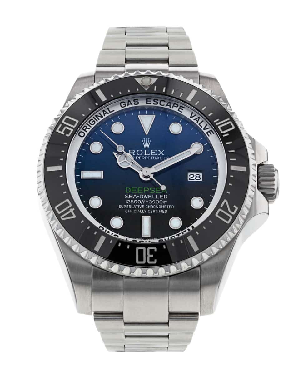 Rolex Deepsea Black Blue Dial Bracelet Strap